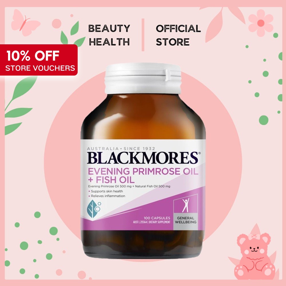 Blackmores Evening Primrose Oil + Fish Oil 100 Capsules Shopee Singapore