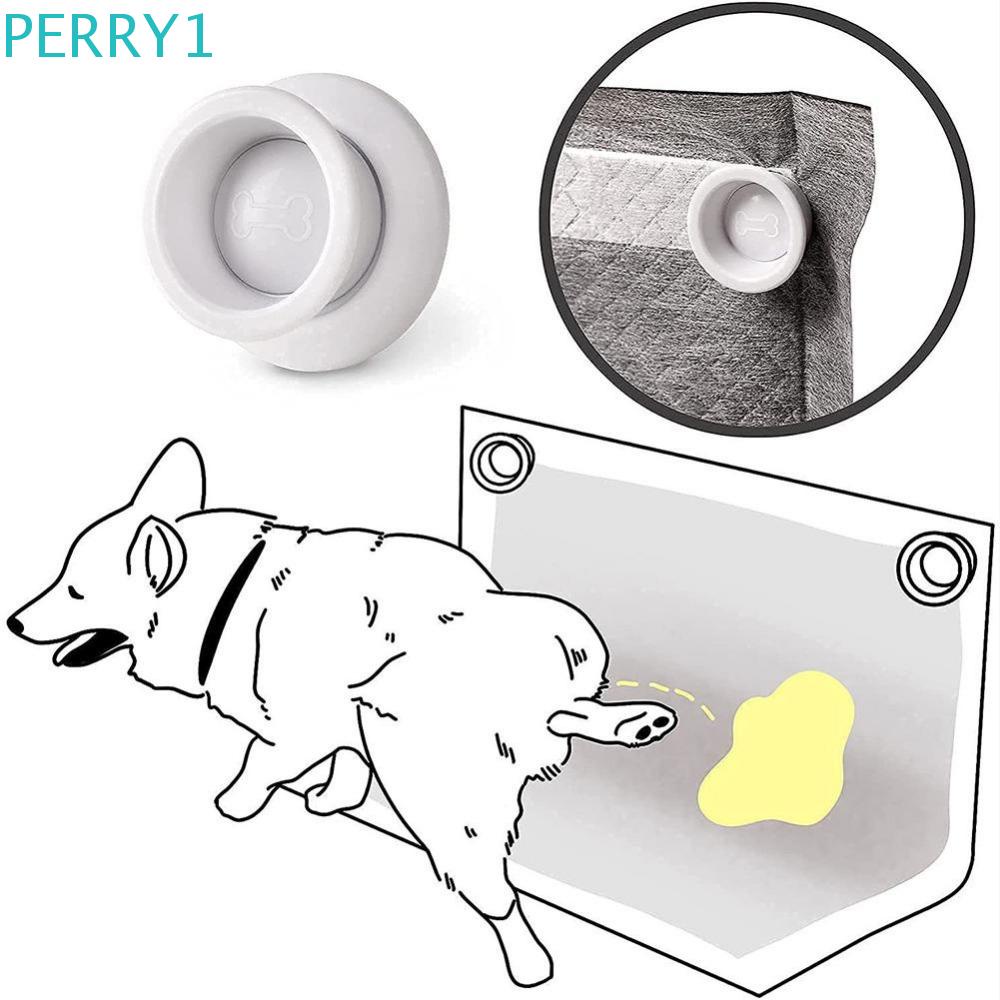 PERRY1 Puppy Mat Holder, Round/Dog Paw Shape Dog Pee Pad Holder