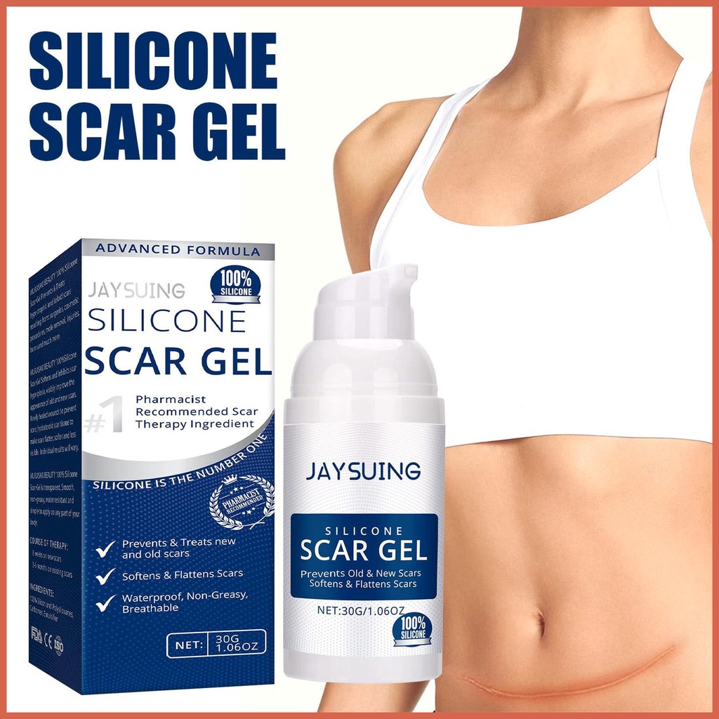 Scar Repair Gel Silicone Scar Gel Scar Away Cream Reduces The ...