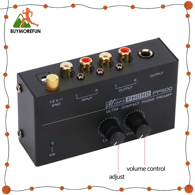 [Buymorefun] Phono Preamp Record Player Preamp ,Audio Preamplifier Low