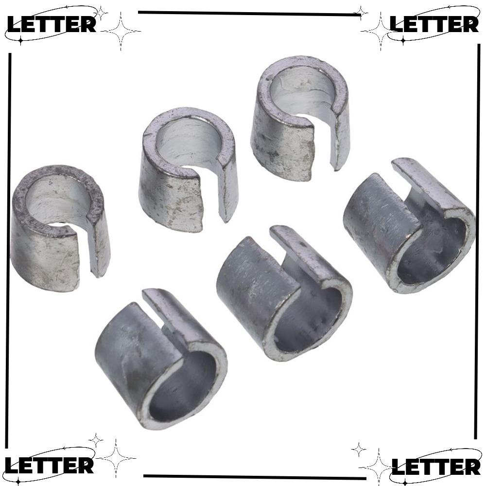 LET 3Pairs Battery Terminal Shim, Silver Battery Post Adapter, Negative