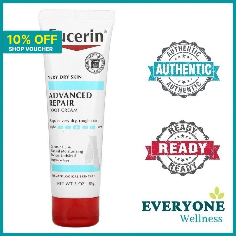 [Local Delivery] Eucerin Advanced Repair Foot Cream Fragrance Free