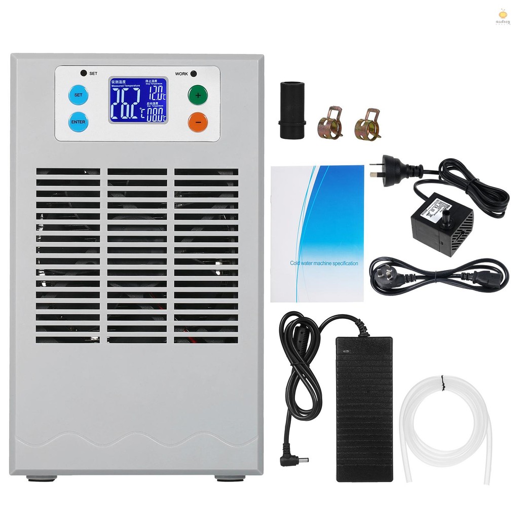 100W 30L Small Fish Tank Water Heater & Chiller Aquarium Chiller ...