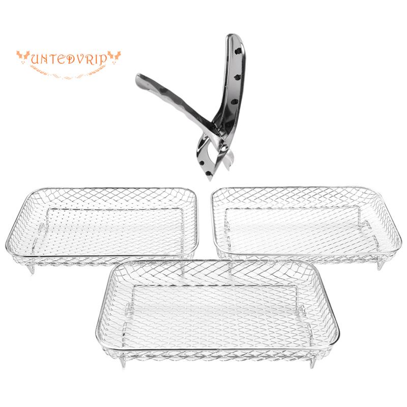 Air Fryer Rack For Ninja Dual XL Air Fryer,Multi-Layer Dehydrator