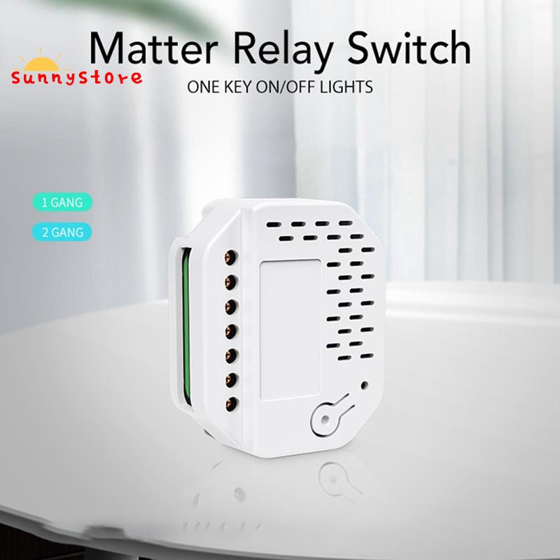 Tuya Matter WiFi Smart Switch Module Relay Works with Homekit and Tuya