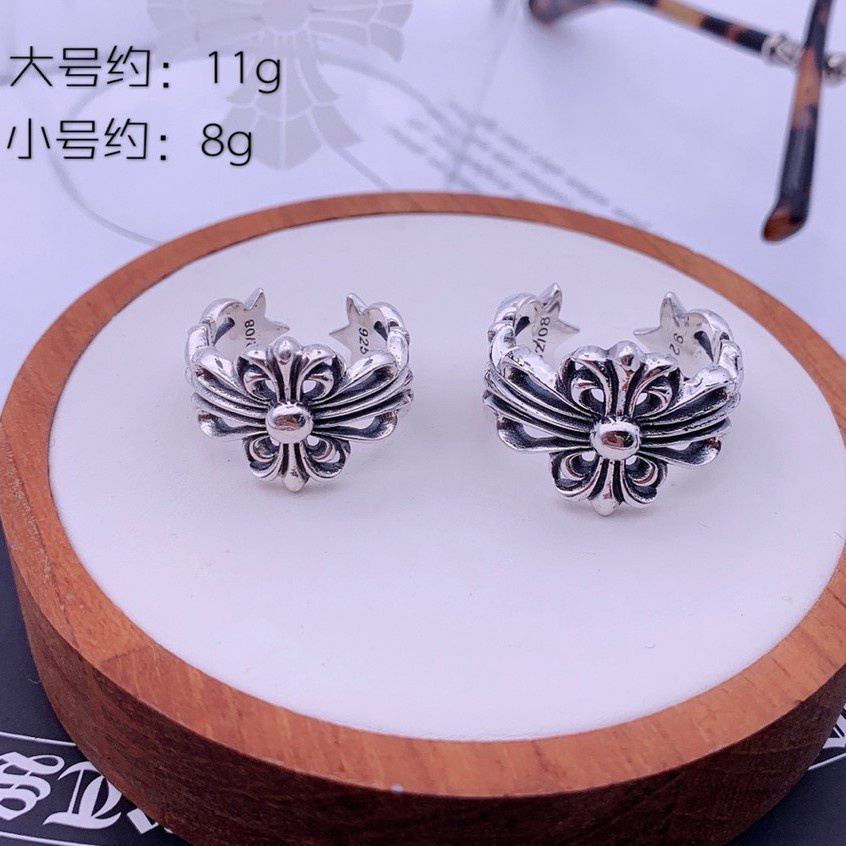 Full Silver 925 Chrome Hearts male female rings goddess ring lover ...