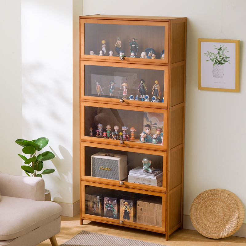 Display Cabinet Acrylic Transparent Bookcase / Model Storage Cabinet ...