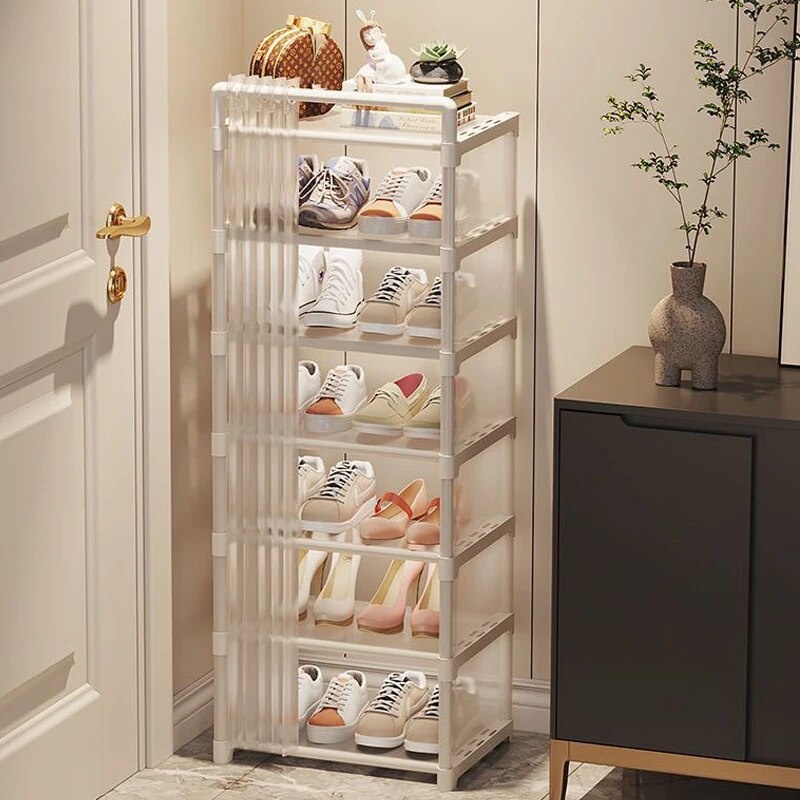 Shoe Rack dust-proof Shoe Container Organizer Clear Shoe Storage Box ...