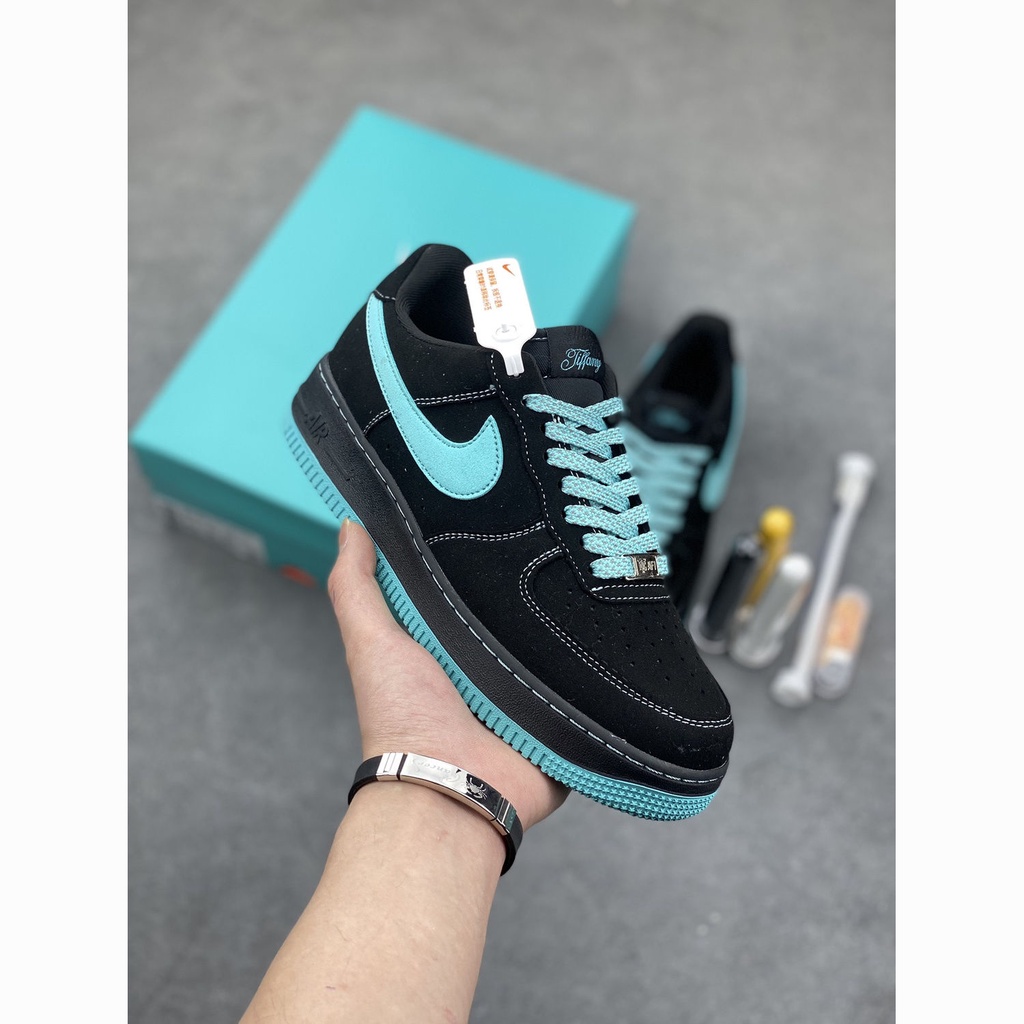 Af1 black hot sale and blue