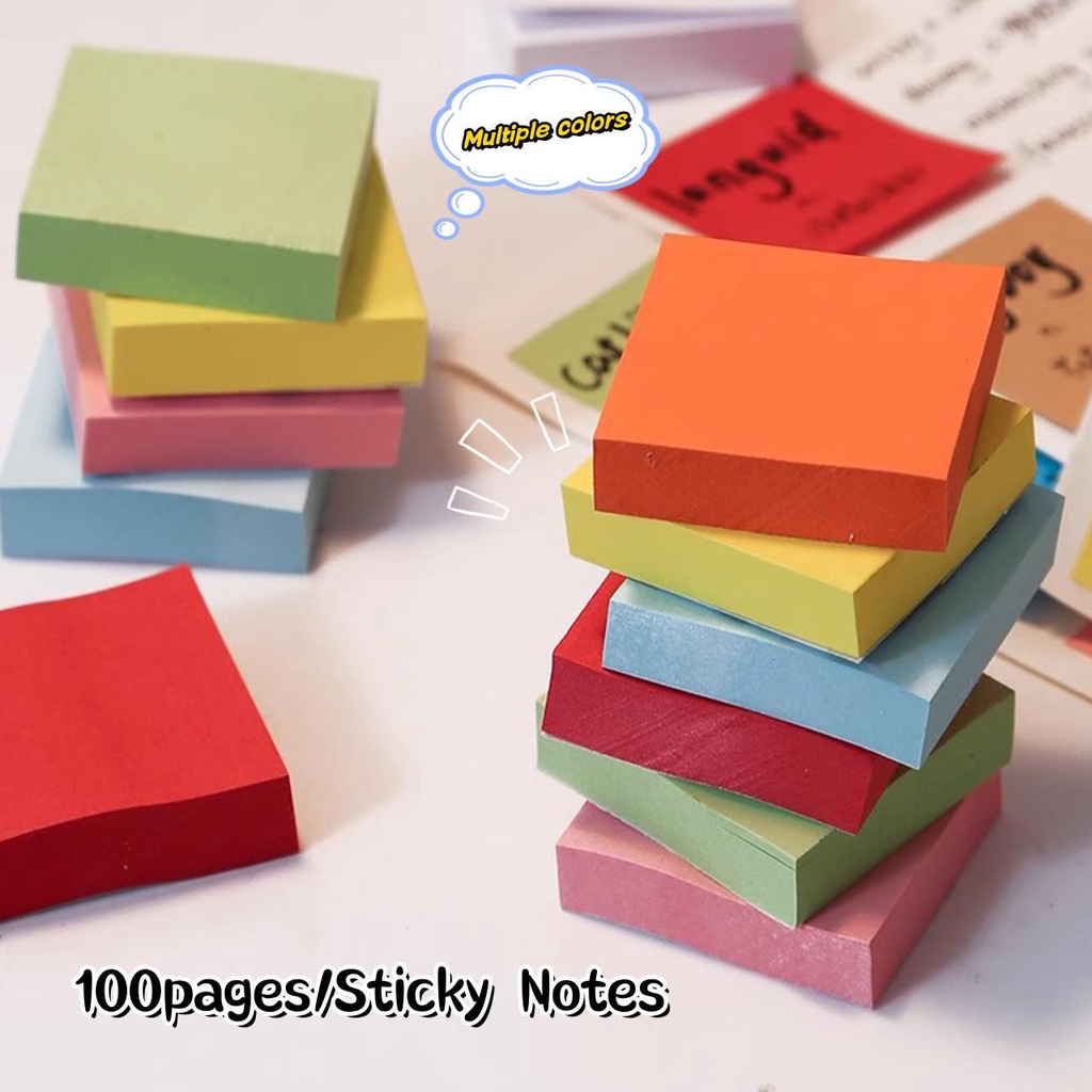 Mini Colorful Cube Sticky Notes High-Appearance Tearable Note Pad ...