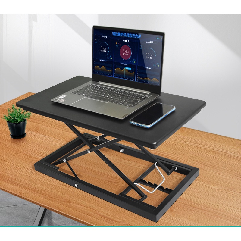 New installation-free Lifting computer desk Standing Desk Ergonomic ...