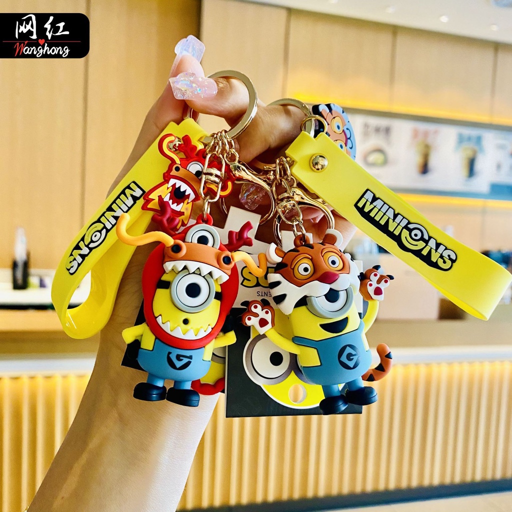 Minion keychain hot sale with name