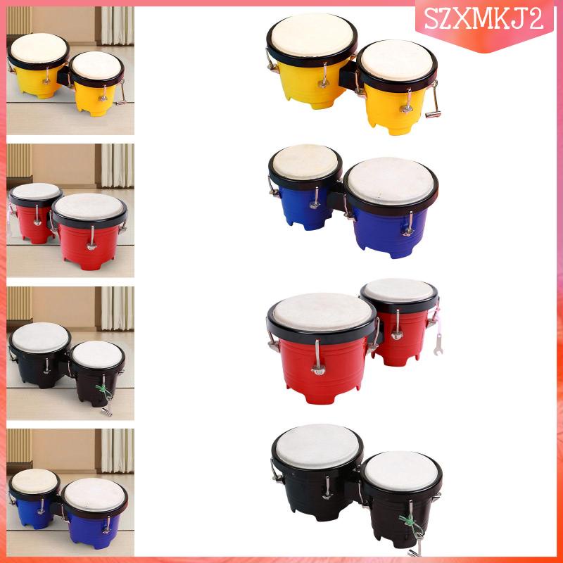 [szxmkj2] 4 Inch 5 Inch Bongo Drum Set Musical Instruments Drum ...