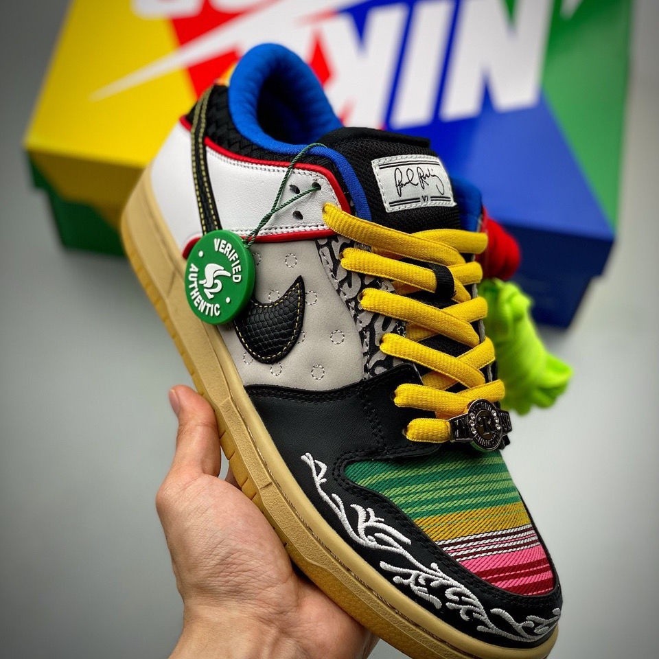 100 Ori Hot Nike SB Dunk Low what the Paul soatos hip hop