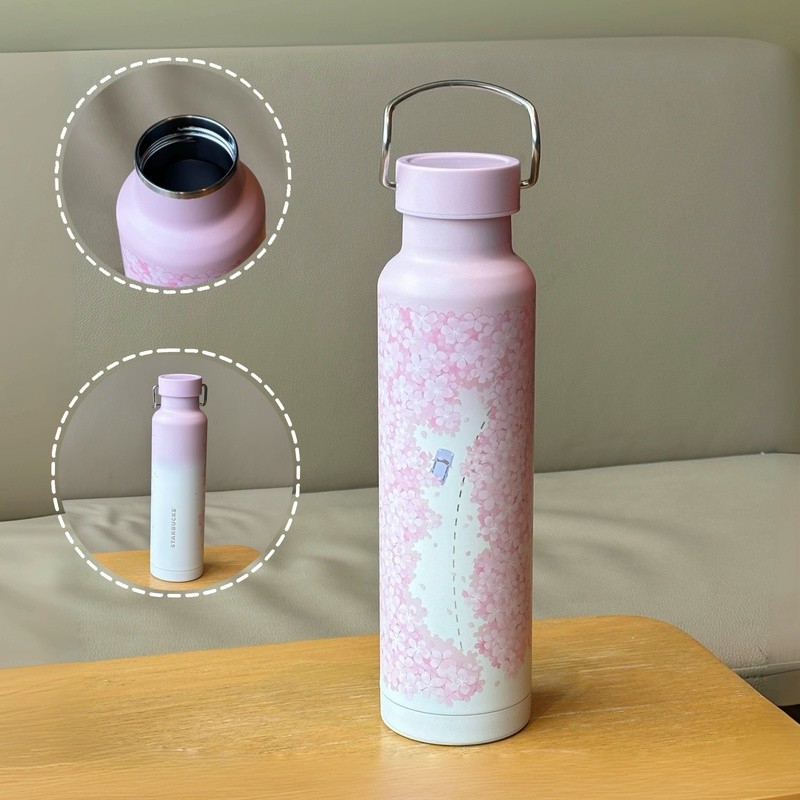 Starbucks China 2025 Sakura Season Collection Spring Blossom Pink