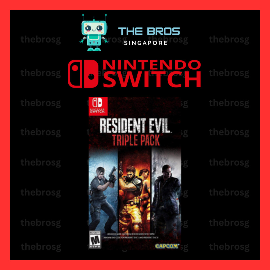 ⭐Nintendo Switch Digital Game Resident Evil Triple Pack 4,