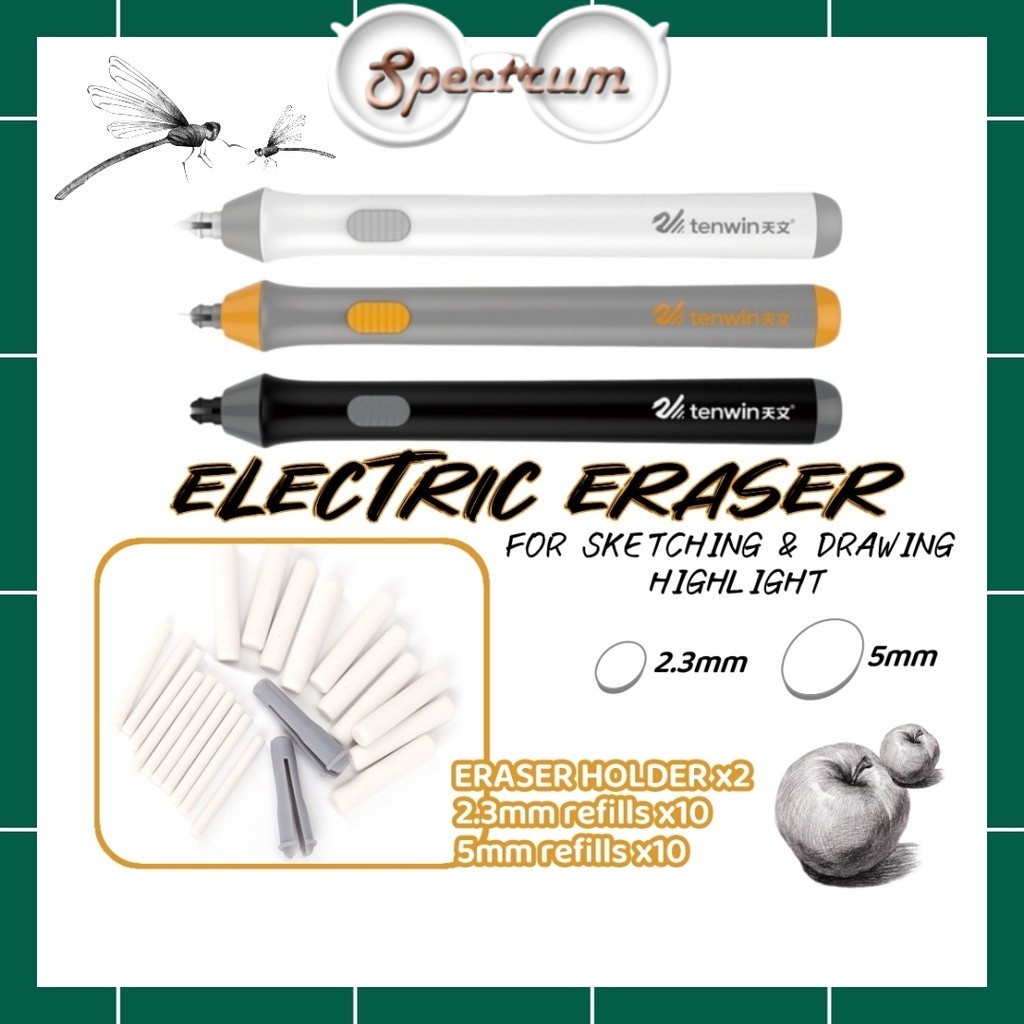 Refillable Electric Eraser Automatic Drawing Eraser Art Sketching ...