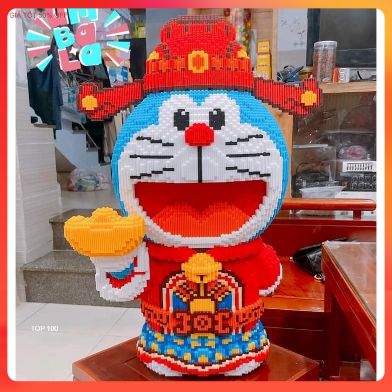 Lego Doreamon Large 65cm, lego doraemon lego Model 686538cm Cute With