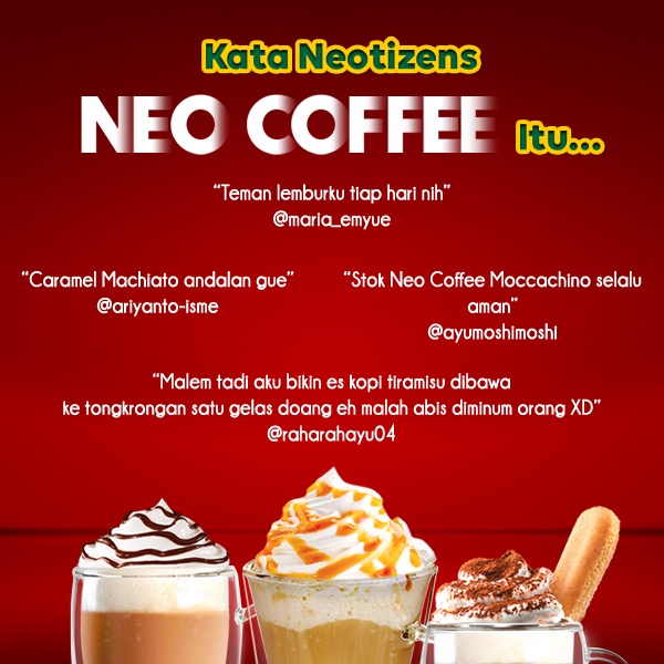 [Buy 2 Get 1] Neo Coffee Caramel Machiato 200 gr x 2 - Free Neo Coffee Tiramisu 200 gr - Gambar 3