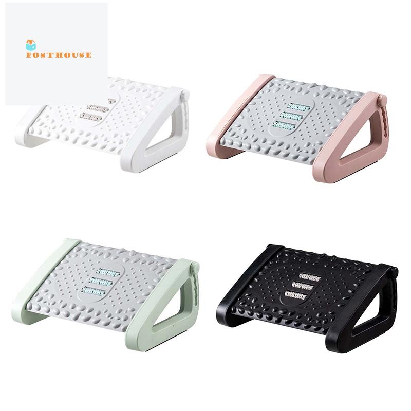 Foot Rest Stool Adjustable Foot Stepping Platform with Rollers Foot ...