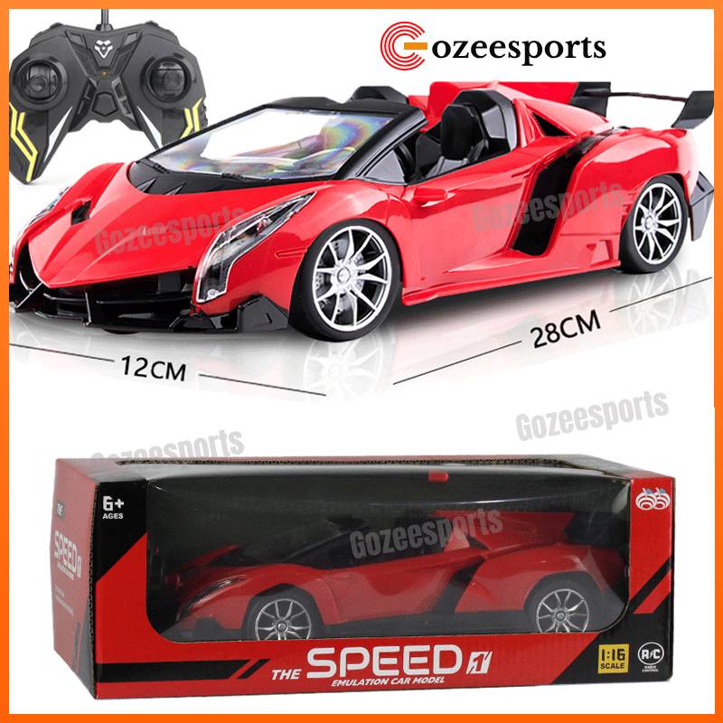 1 16 RC Sports Car Remote Control Race Racing Car Bugatti Ferrari and Lambo Hornet Electric Wireless Boy Kids Birthday Gifts Toys Shopee Singapore