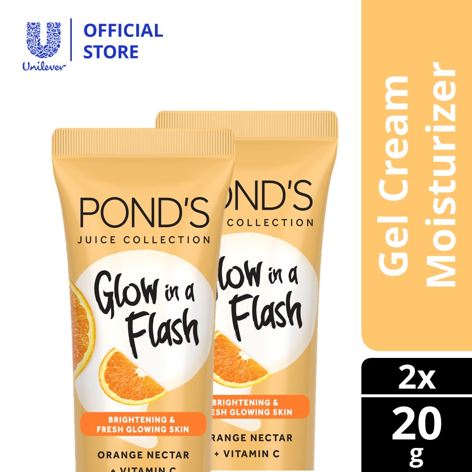(Pack of 2) Pond's Gel Cream Moisturizer Day & Night 20g Shopee Singapore