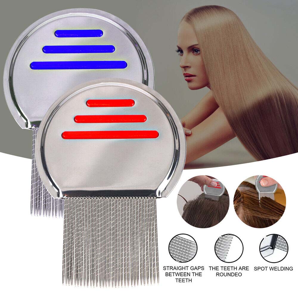 2x hair lice comb brushes terminator egg dust nit free removal