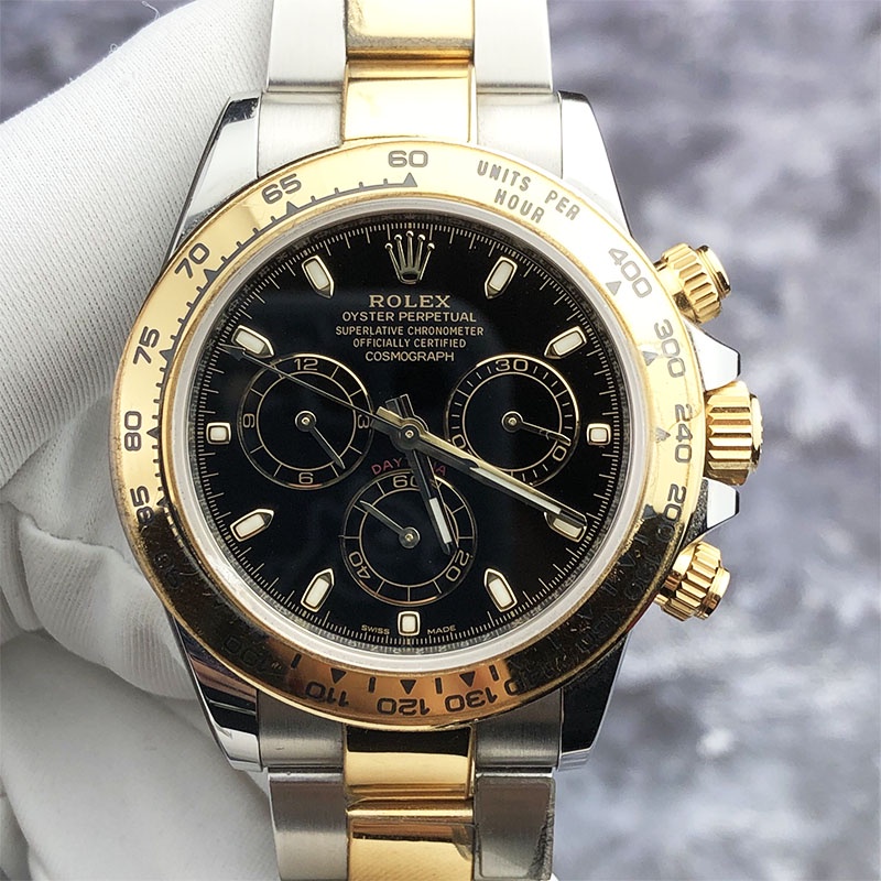 Rolex Daytona m116503Gold Chronograph Function Luminous Pointer Scale ...