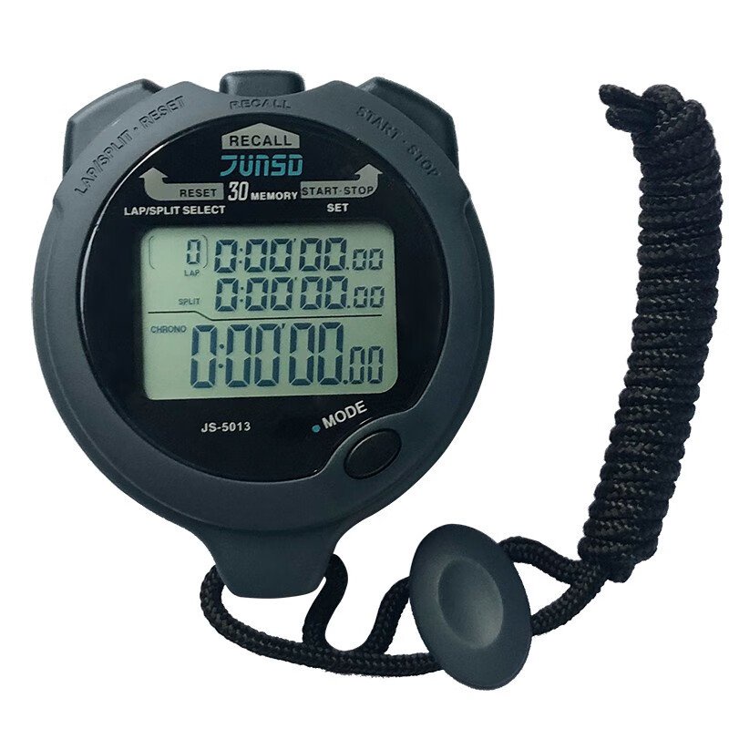 Junsida Stopwatch Timer Referee Coach Chronograph Stopwatch Track and