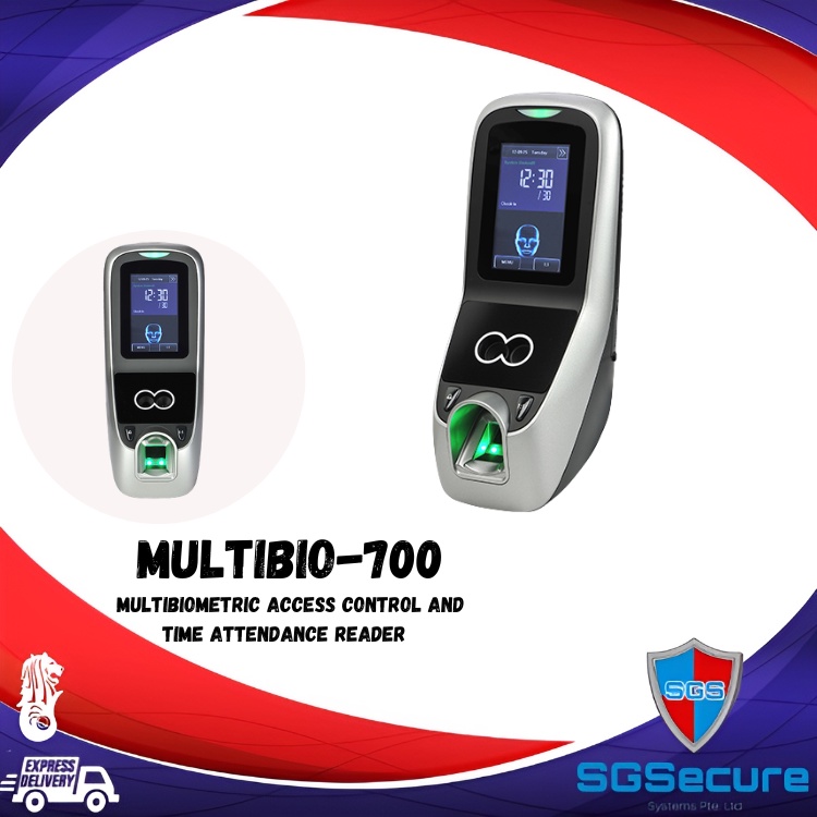 MultiBio700 Multi-biometric (Access Control and Time & Attendance ...