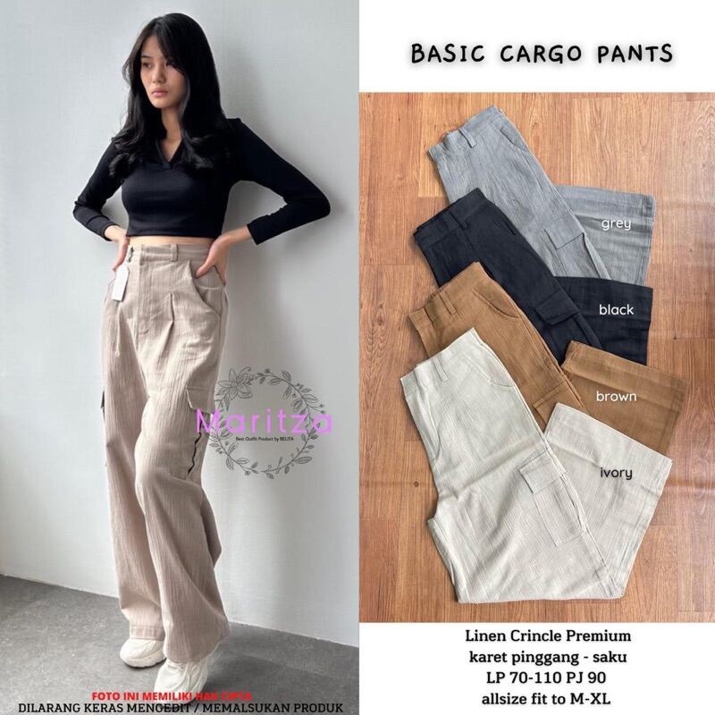 Cc Bella Cargo Pants Highwaist Loose Cargo Willow Cargo Pants