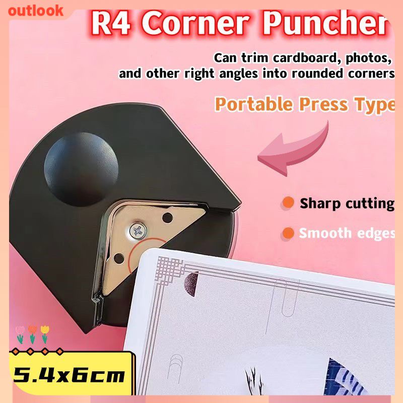 DIY Photo Corner Punch, PVC Photo Corner Paper Punch, Portable Scrapbooking  Paper Punch, Corner Cutter Paper Craft with Easily Trim Edges Corners