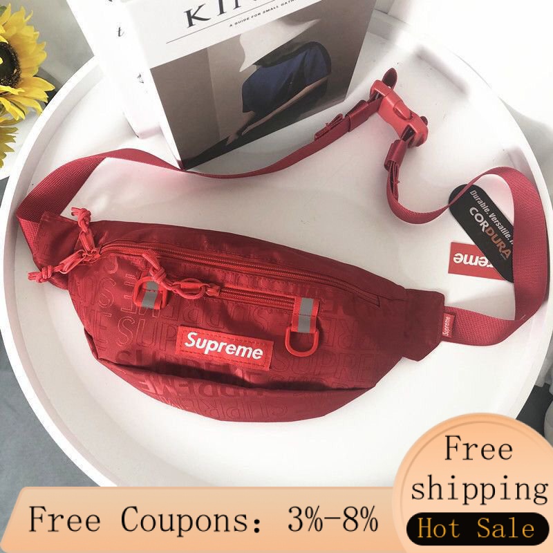 men supreme waist bag - Prices and Deals - Nov 2023 | Shopee Singapore