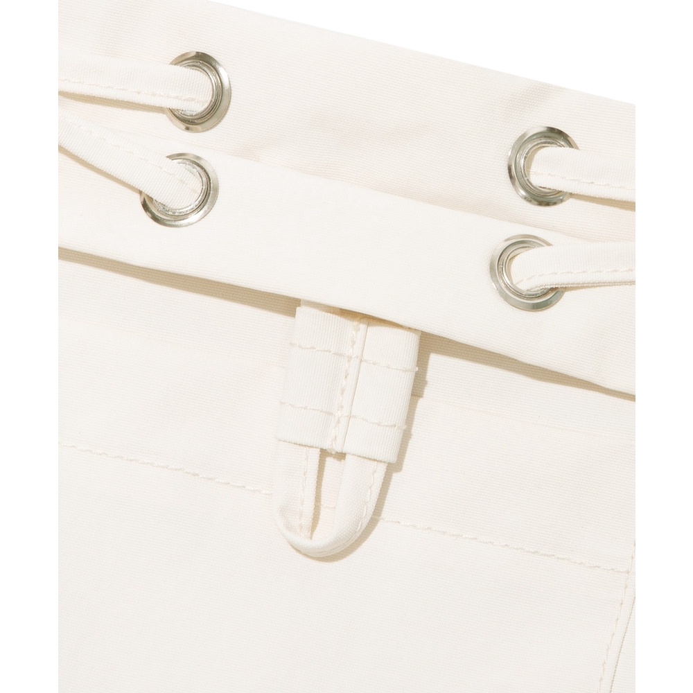COVERNAT] 23FW CLOVER HEART NYLON BUCKET BAG (Ivory