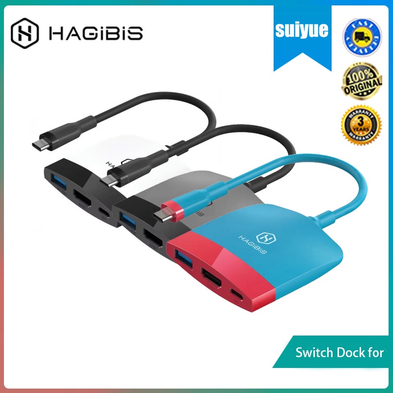 Switch Dock For Nintendo Switch Hagibis Portable Tv Dock Charging