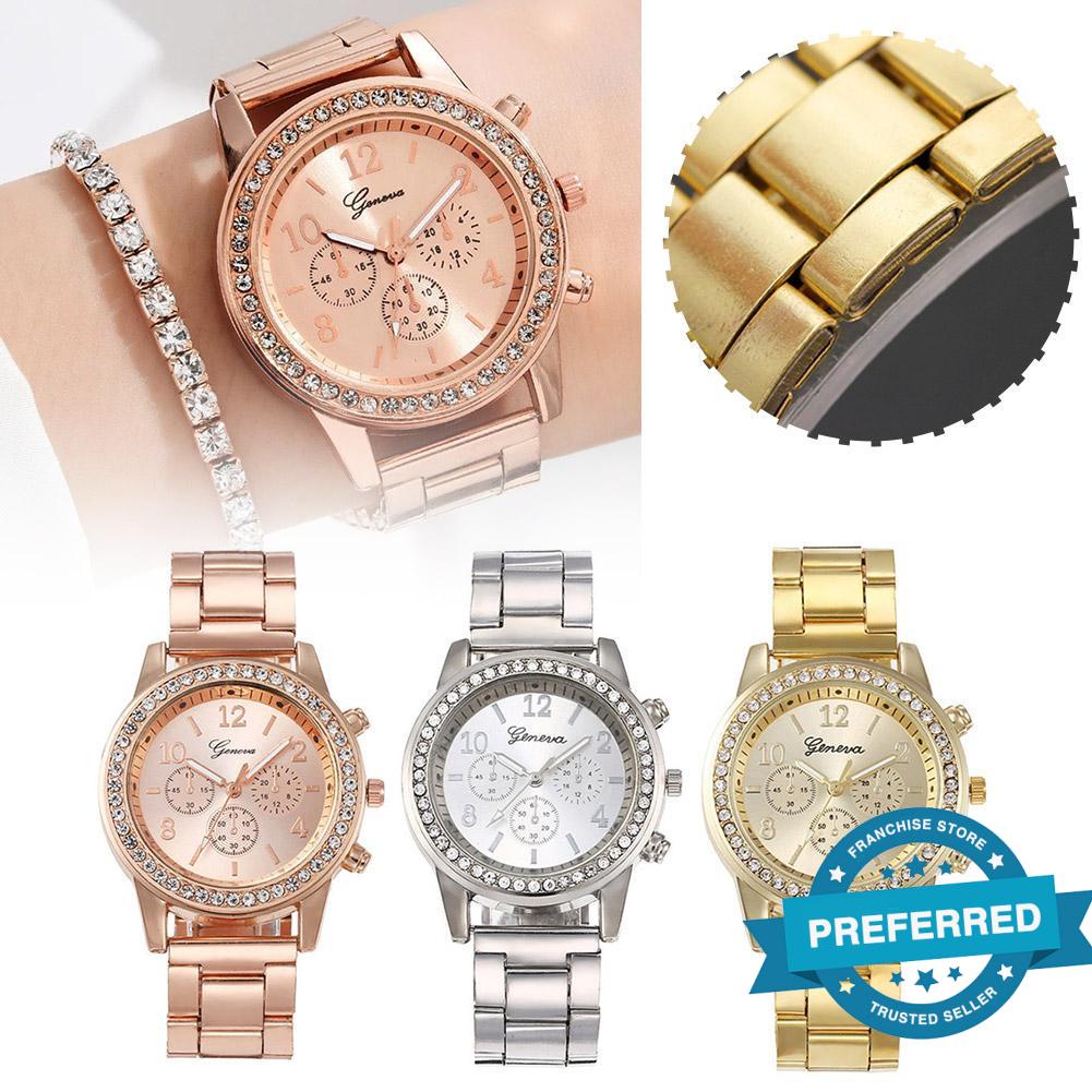 Geneva watch best sale rose gold