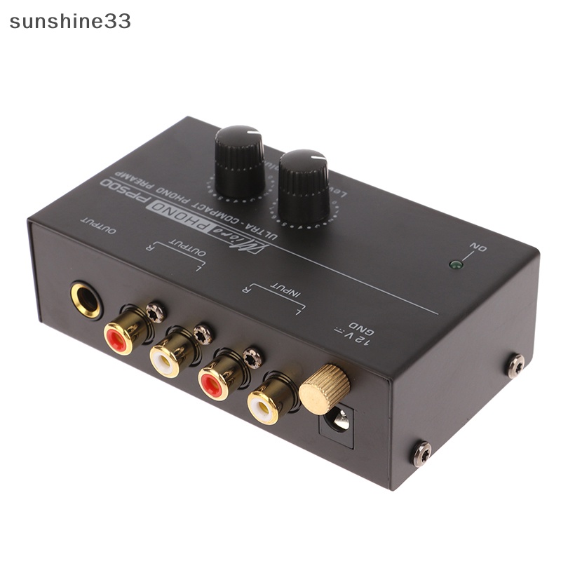 SY PP500 Phono Preamplifier Preamp With Bass Treble