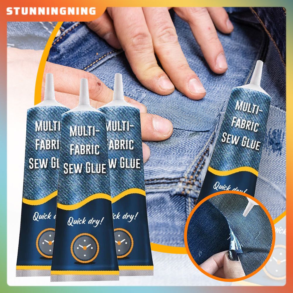 Quick Drying Cloth Fabric Repair Glue Liquid No Sew Glue Stitch Liquid