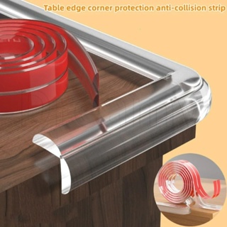 Transparent Table Edge Guard W Shape Furniture Corner Protectors Bumper  Strip