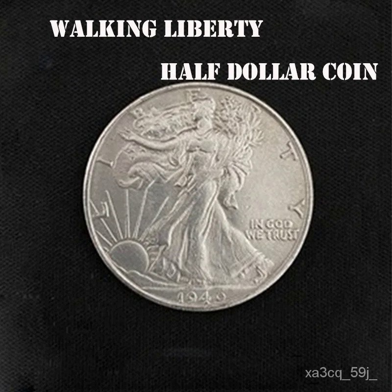 1PC Walking Liberty Half Dollar (Copper) Magic Tricks Magician Close Up