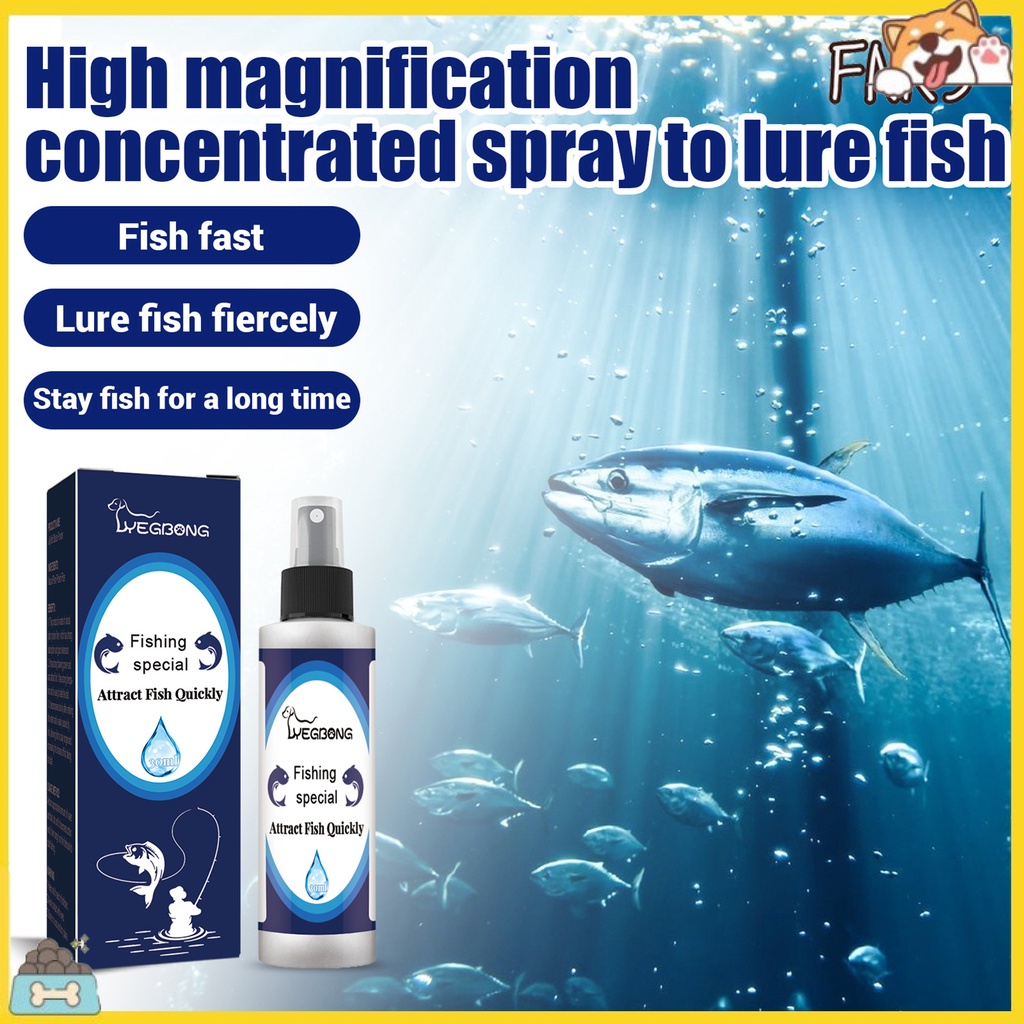 SP] 30ml Fish Attractor Natural Scent Fishing Bait Sea River Freshwater Fish  Effective Attract Fish Bait