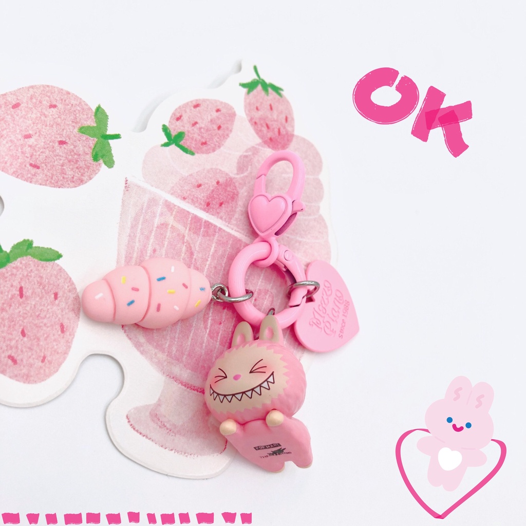 Popmart Cute mini Keychain Small Pendant Bag Accessories Birthday Gift
