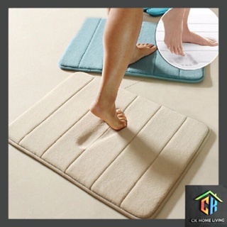 Memory Foam Bath Mat Water Absorption Non slip Bathroom Rug Soft Thicken  Kitchen Living Room Entrance Doormats Home Floor Mats