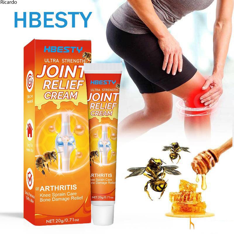 1/2/3/4/5pcs Hbesty 20g Bee Venom Knee Pain Relief Topical Bee Poison