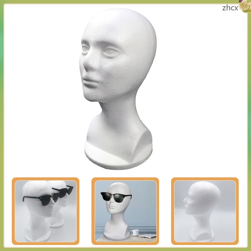 Show Rack Model Mannequin Head Display Stand Wig Hat Sunglasses