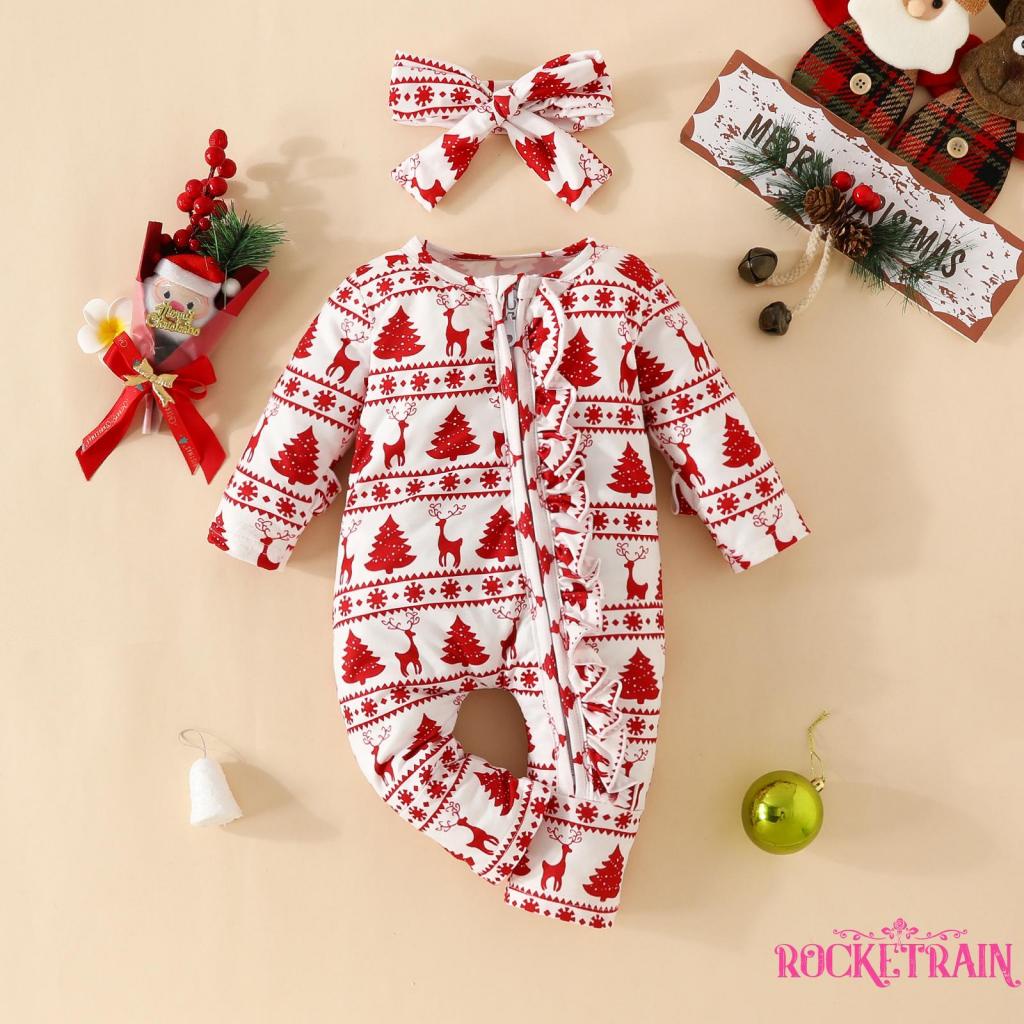 Newborn girl hot sale christmas outfit