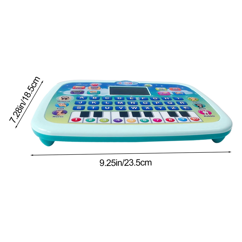 8-mode Kids Educational Tablet Pretend Play Laptop English Learning Toy ...