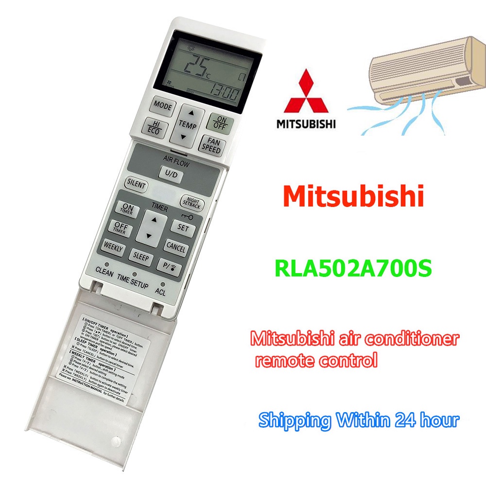 New Air Conditioner Remote Control for Mitsubishi RLA502A700N