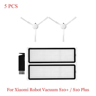 For Xiaomi Robot Vacuum S10+ / S10 Plus Spare Parts Accessories Main Side  Brush Hepa Filter Mop