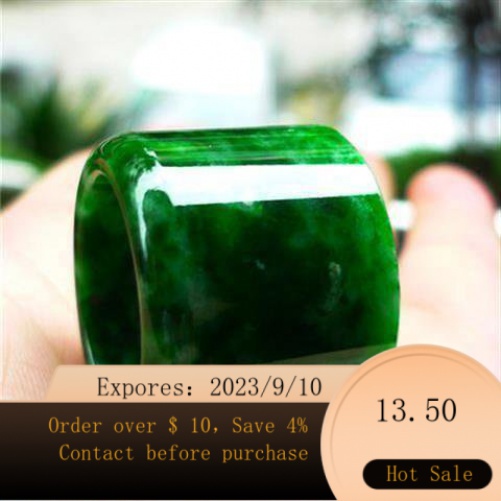 Emerald on sale thumb ring